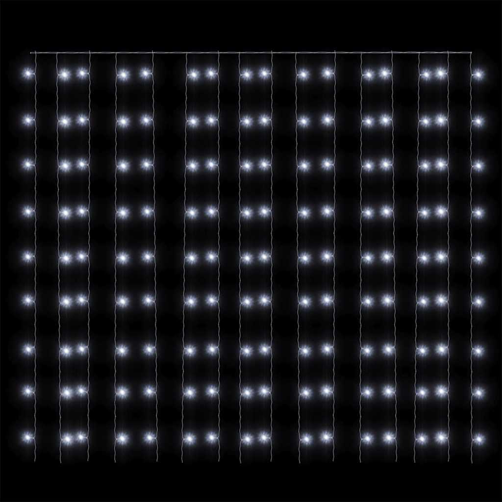Rideaux lumineux à LED 3x3 m 300 LED Blanc froid 8 fonctions - XIOS