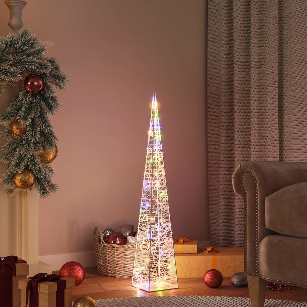 Cône lumineux décoratif à LED Acrylique Multicolore 90 cm - XIOS