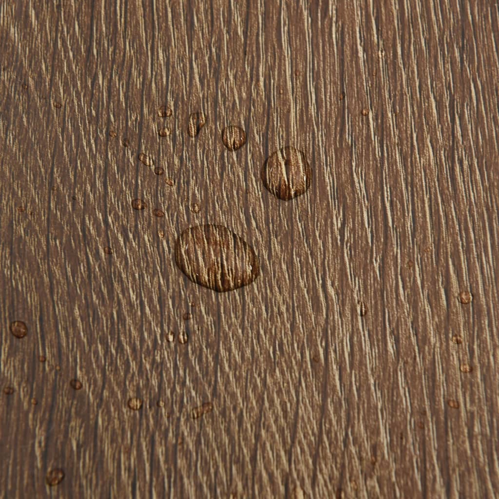 Dalles de plancher autoadhésives 20 pcs PVC 1,86 m² marron Tapis & revêtements de sol vidaXL