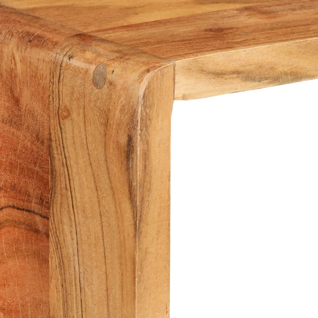 Ensemble d'étagères murales cube 3 pcs Bois d'acacia solide - XIOS