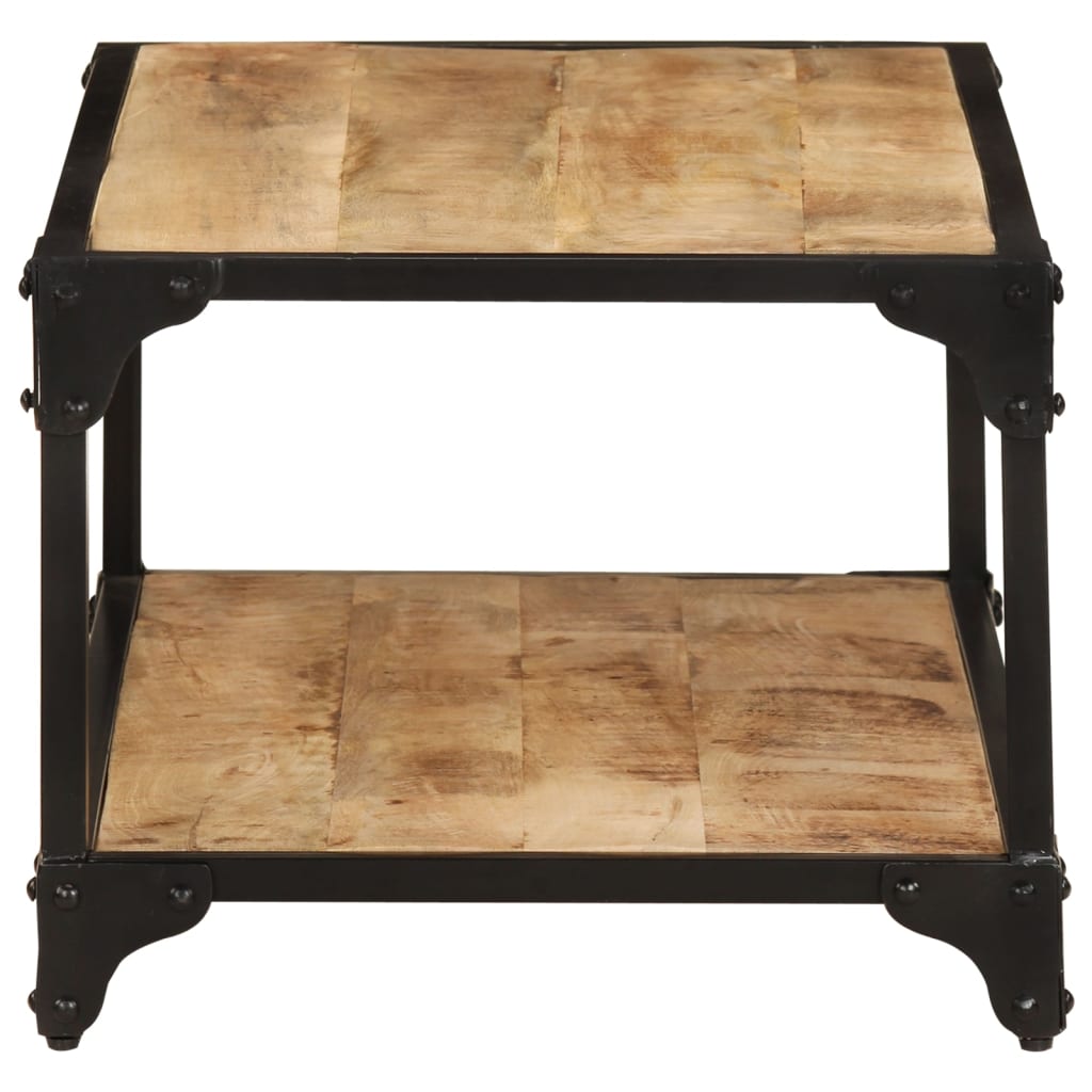Table basse 90x45x35 cm Bois de manguier massif brut - XIOS