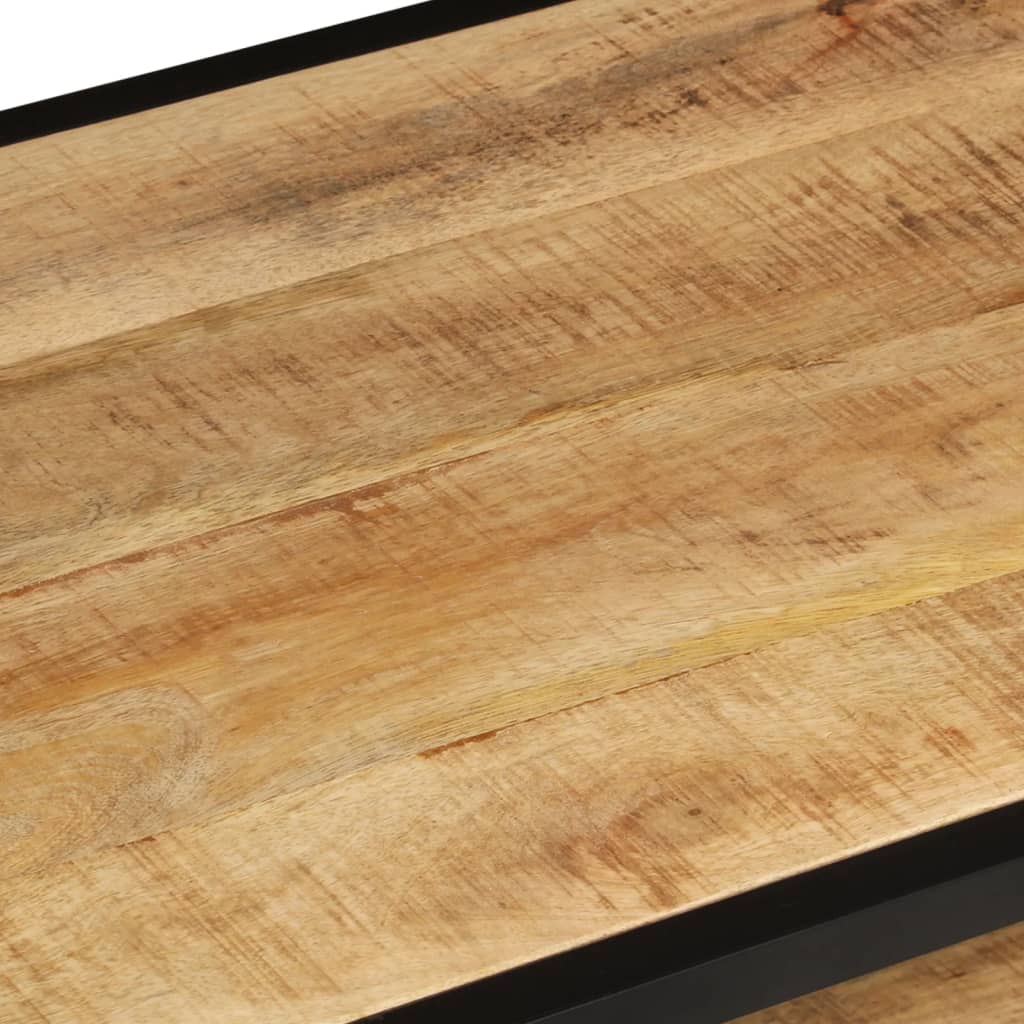 Table basse 90x45x35 cm Bois de manguier massif brut - XIOS