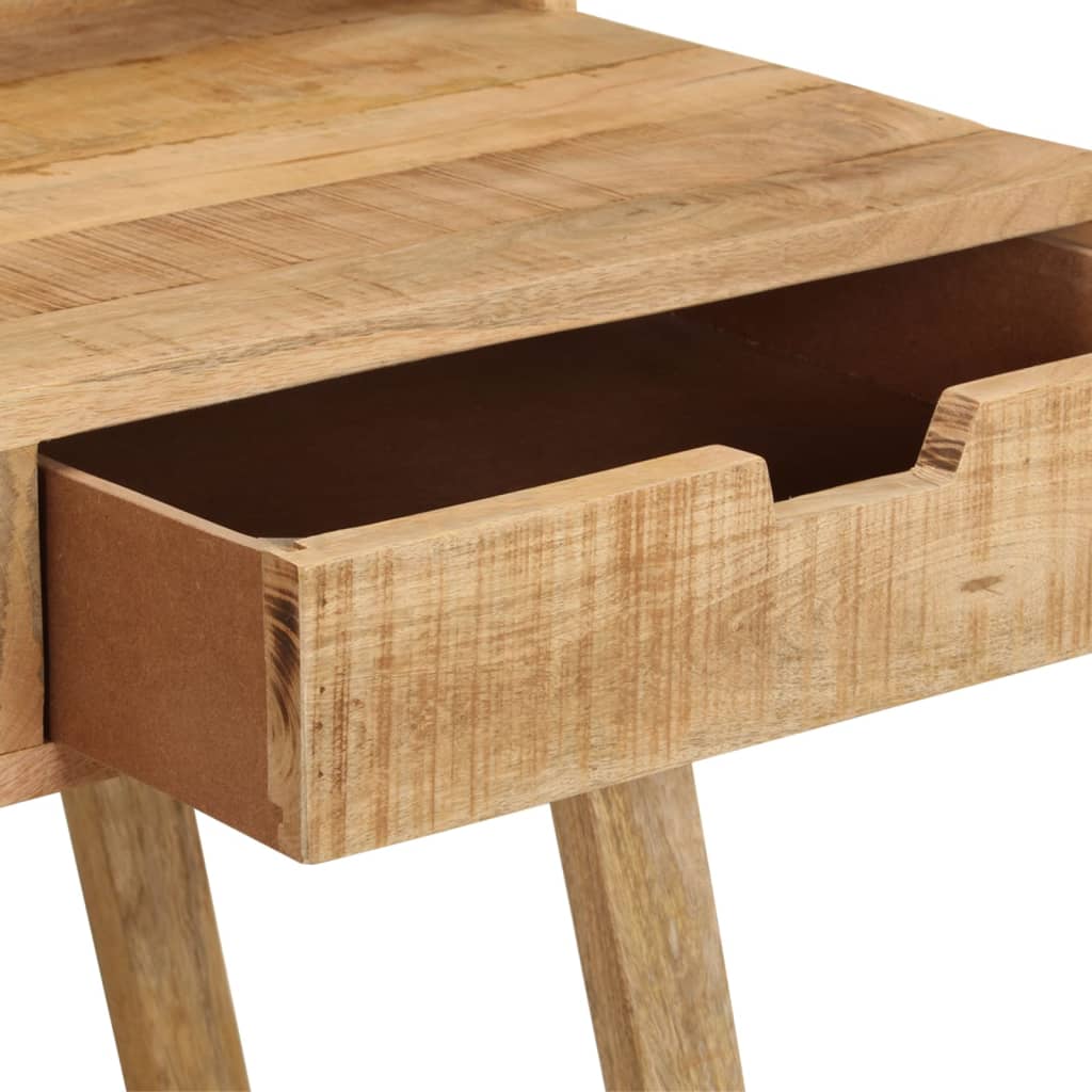 Bureau 100x45x90 cm Bois de manguier brut solide - XIOS