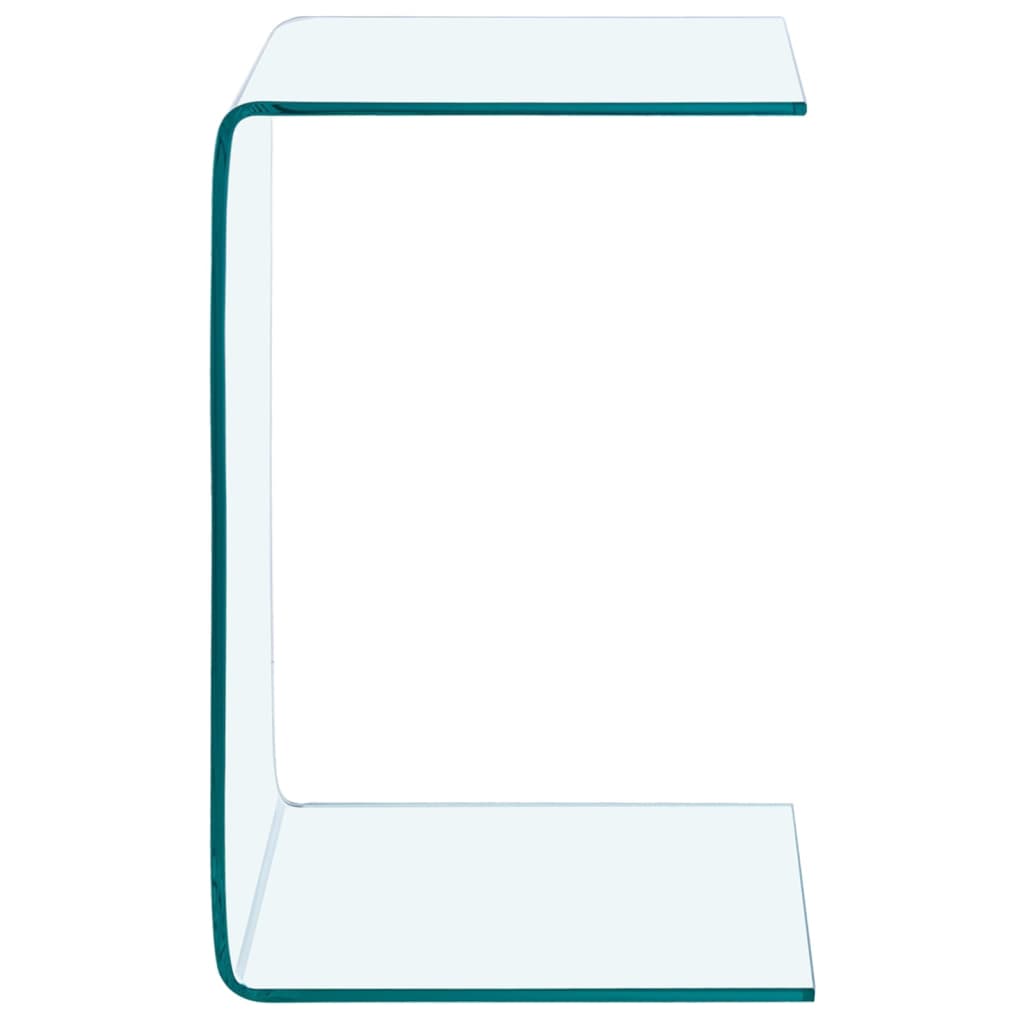 Table d'appoint 40x40x60 cm Verre trempé - XIOS