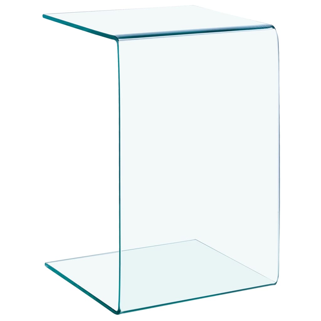 Table d'appoint 40x40x60 cm Verre trempé - XIOS