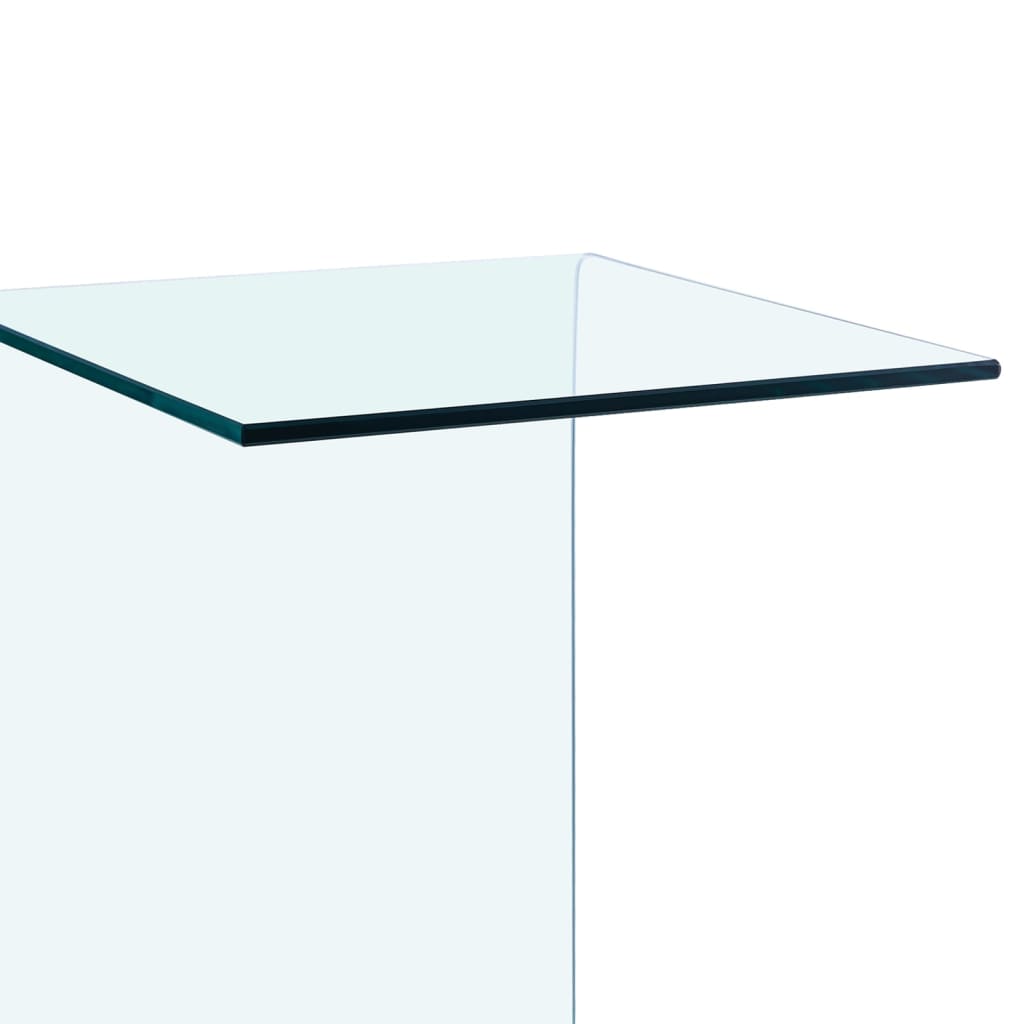 Table d'appoint 40x40x60 cm Verre trempé - XIOS