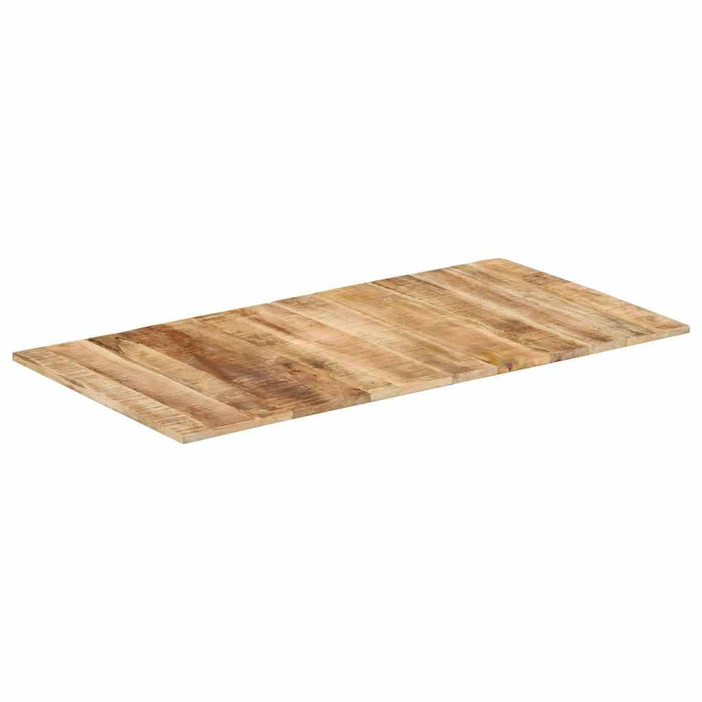 Dessus de table 120x60x(1,5-1,6) cm Bois de manguier brut - XIOS