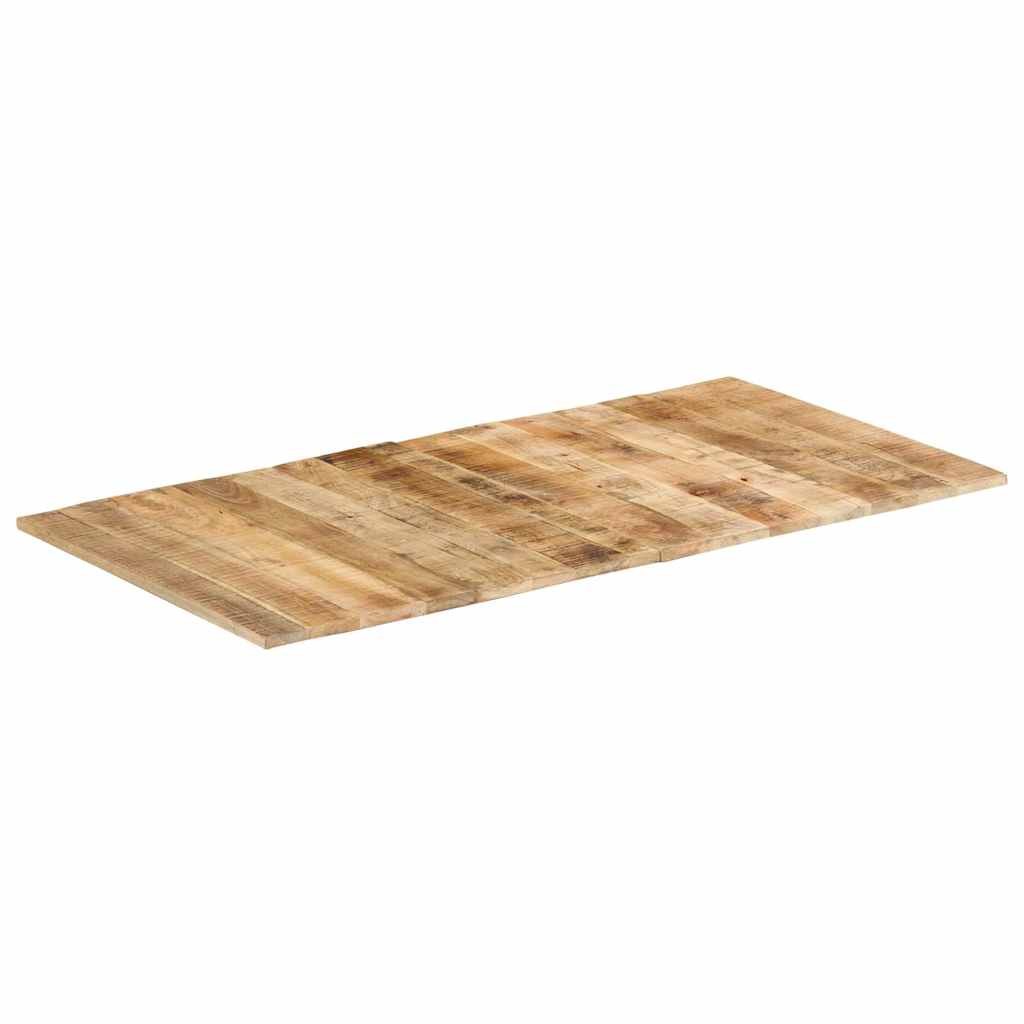Dessus de table 120x60x(1,5-1,6) cm Bois de manguier brut - XIOS
