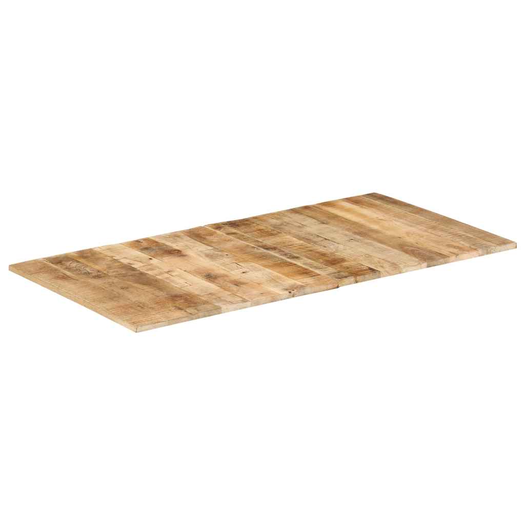 Dessus de table 120x60x(1,5-1,6) cm Bois de manguier brut - XIOS