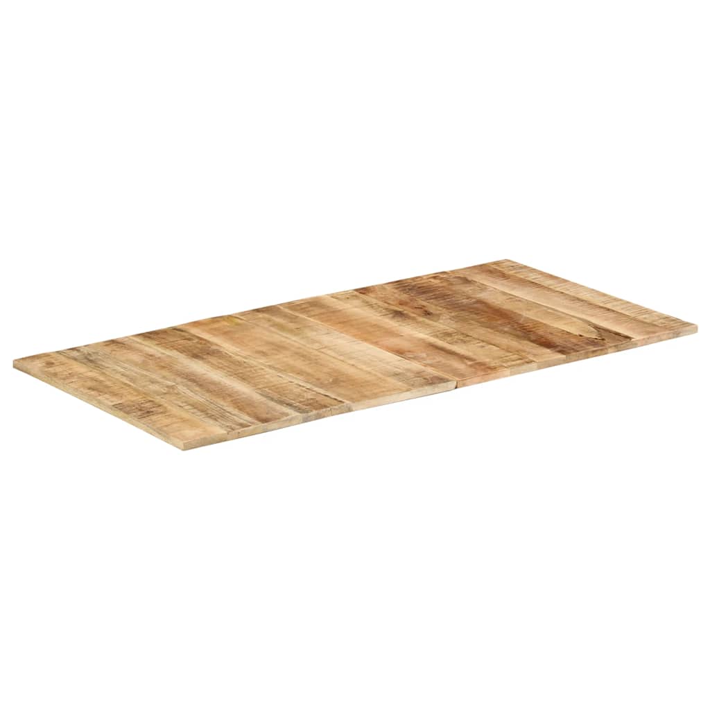 Dessus de table 120x60x(1,5-1,6) cm Bois de manguier brut - XIOS