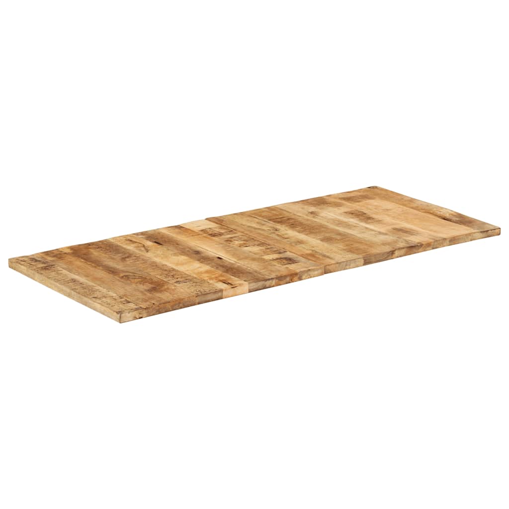 Dessus de table 140x60x(2,5-2,7) cm Bois de manguier brut - XIOS