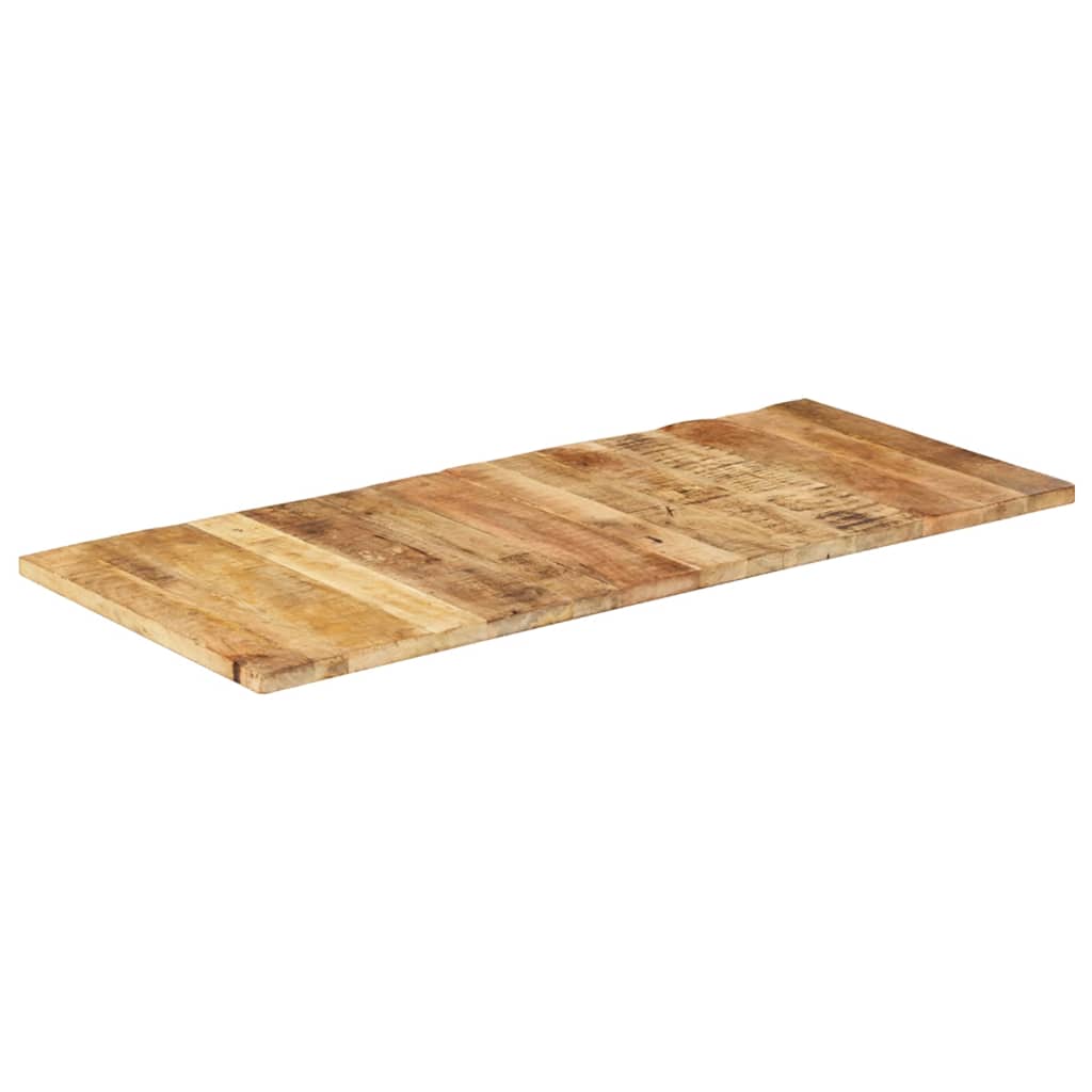 Dessus de table 140x60x(2,5-2,7) cm Bois de manguier brut - XIOS