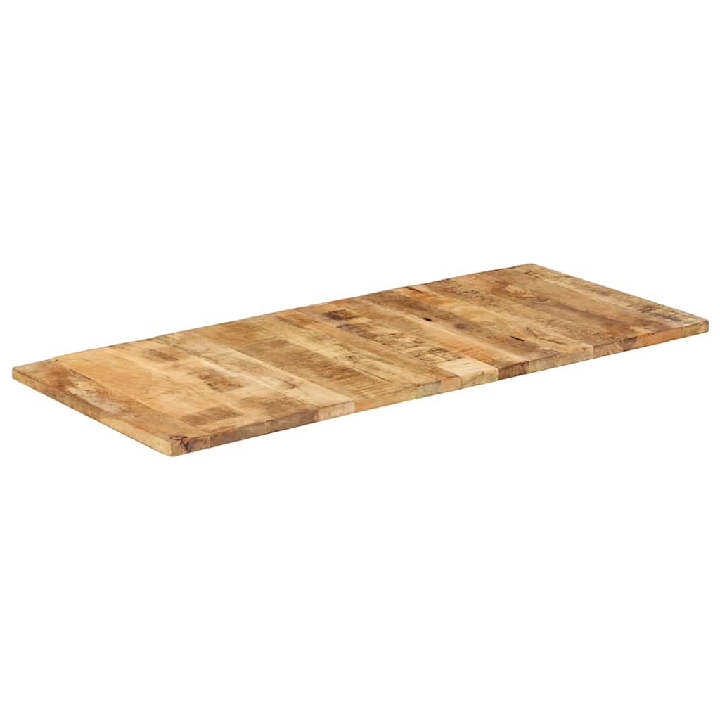 Dessus de table 140x60x(2,5-2,7) cm Bois de manguier brut - XIOS