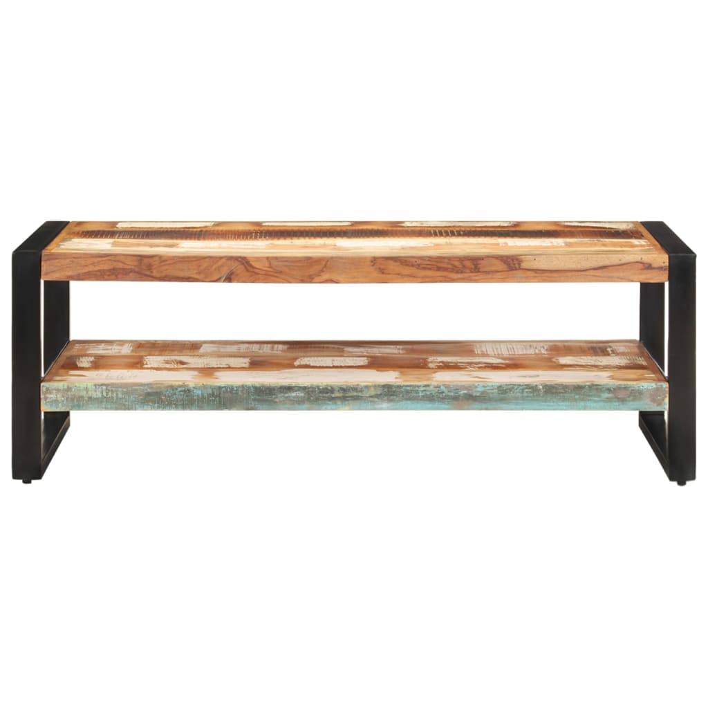 Table basse 120x60x40 cm Bois de récupération solide - XIOS