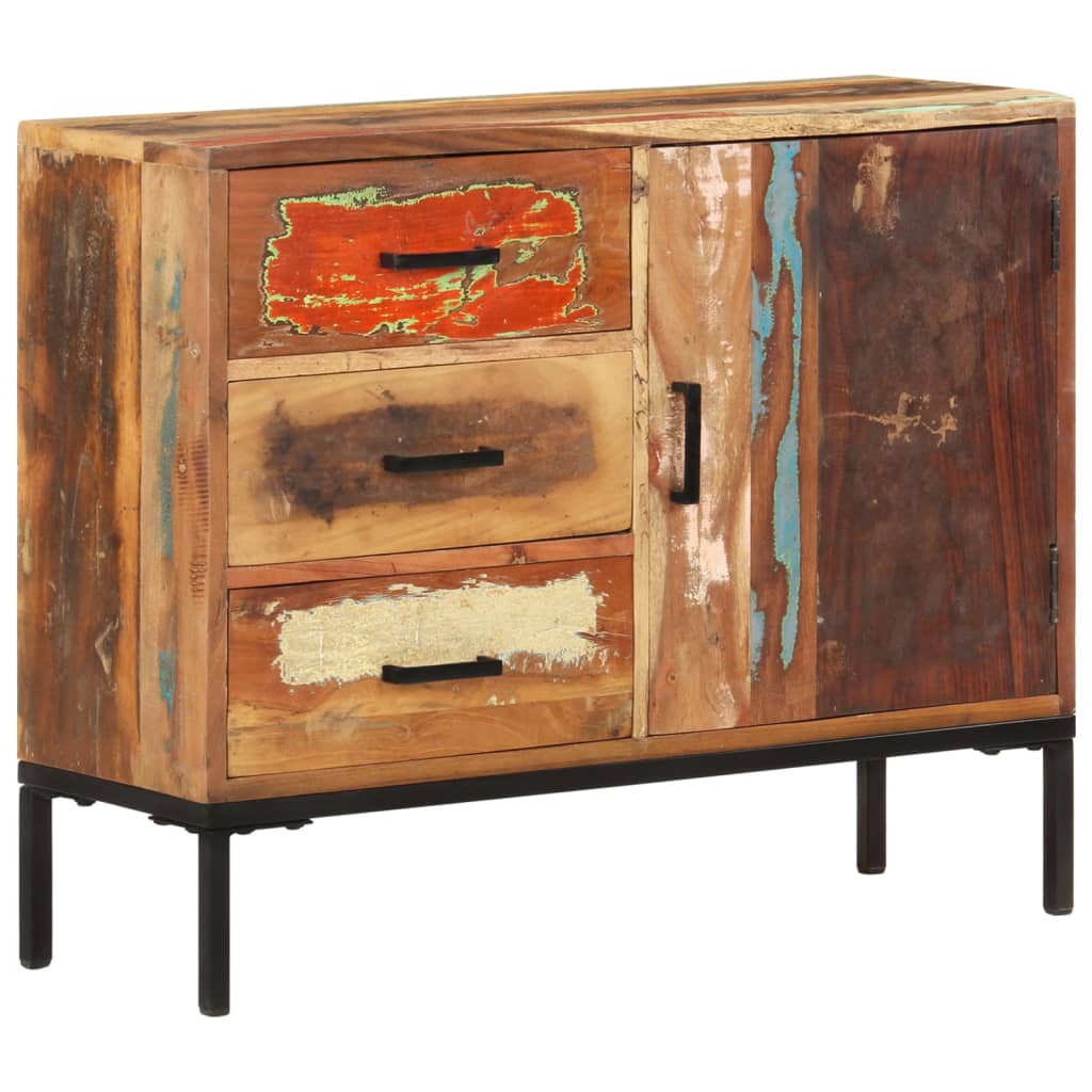 Buffet 88x30x73 cm Bois de récupération solide - XIOS