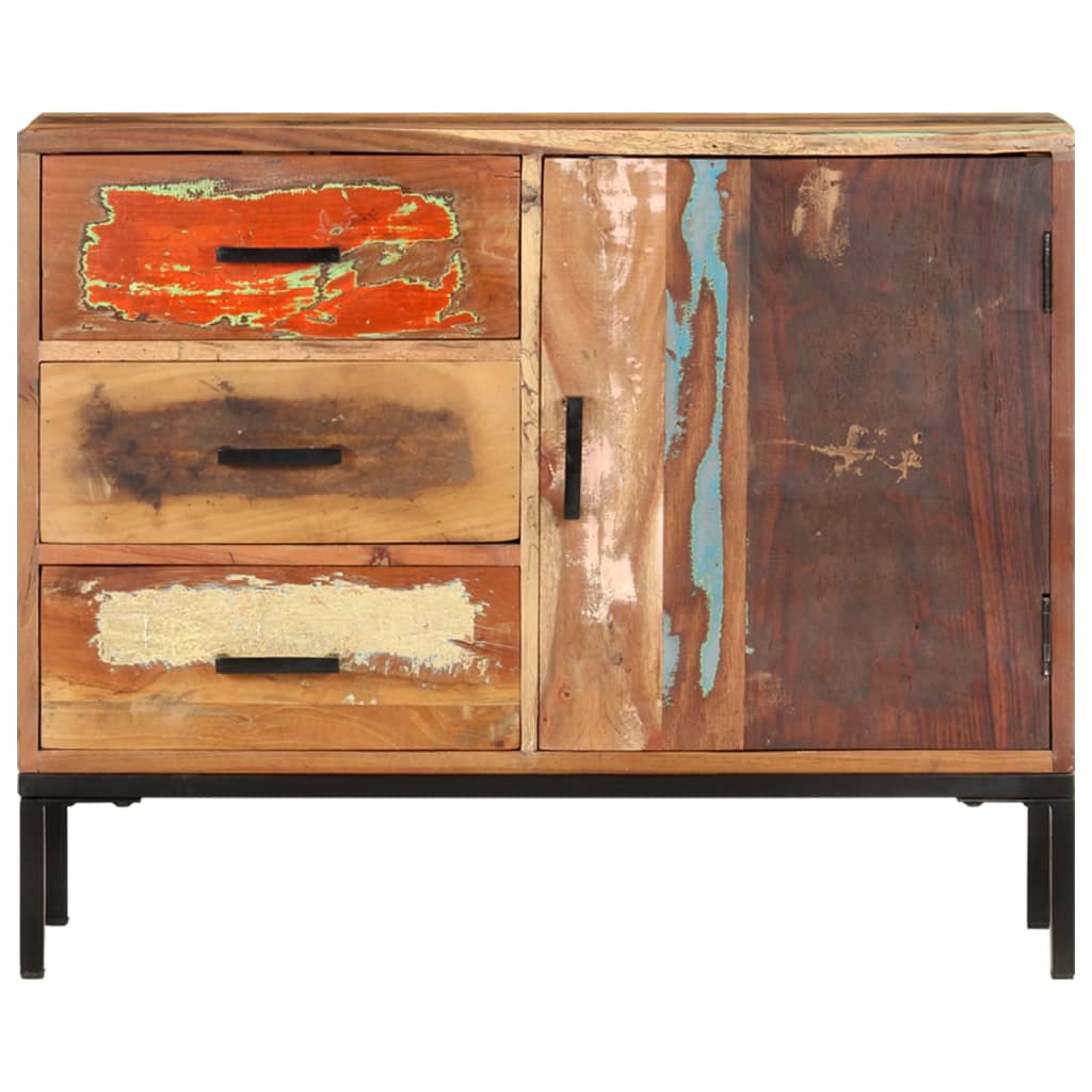 Buffet 88x30x73 cm Bois de récupération solide - XIOS