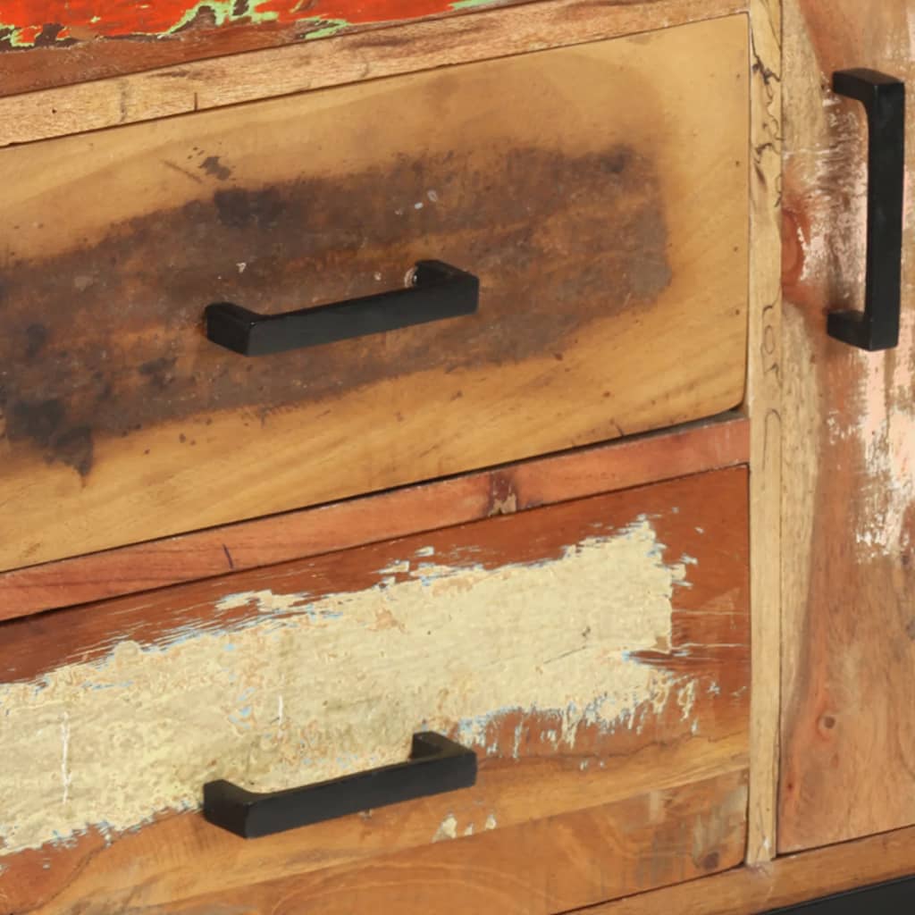 Buffet 88x30x73 cm Bois de récupération solide - XIOS