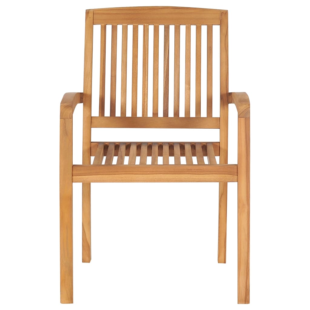 Ensemble à manger de jardin 5 pcs Bois de teck massif Salons de jardin vidaXL