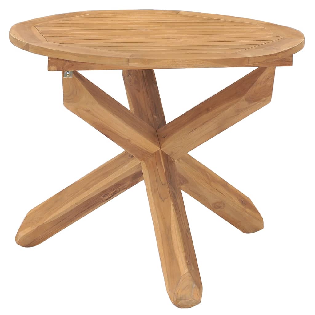 Ensemble à manger de jardin 5 pcs Bois de teck massif Salons de jardin vidaXL