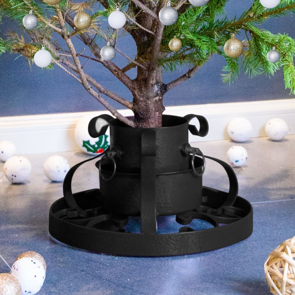 Support de sapin de Noël Noir 29x29x15,5 cm - XIOS
