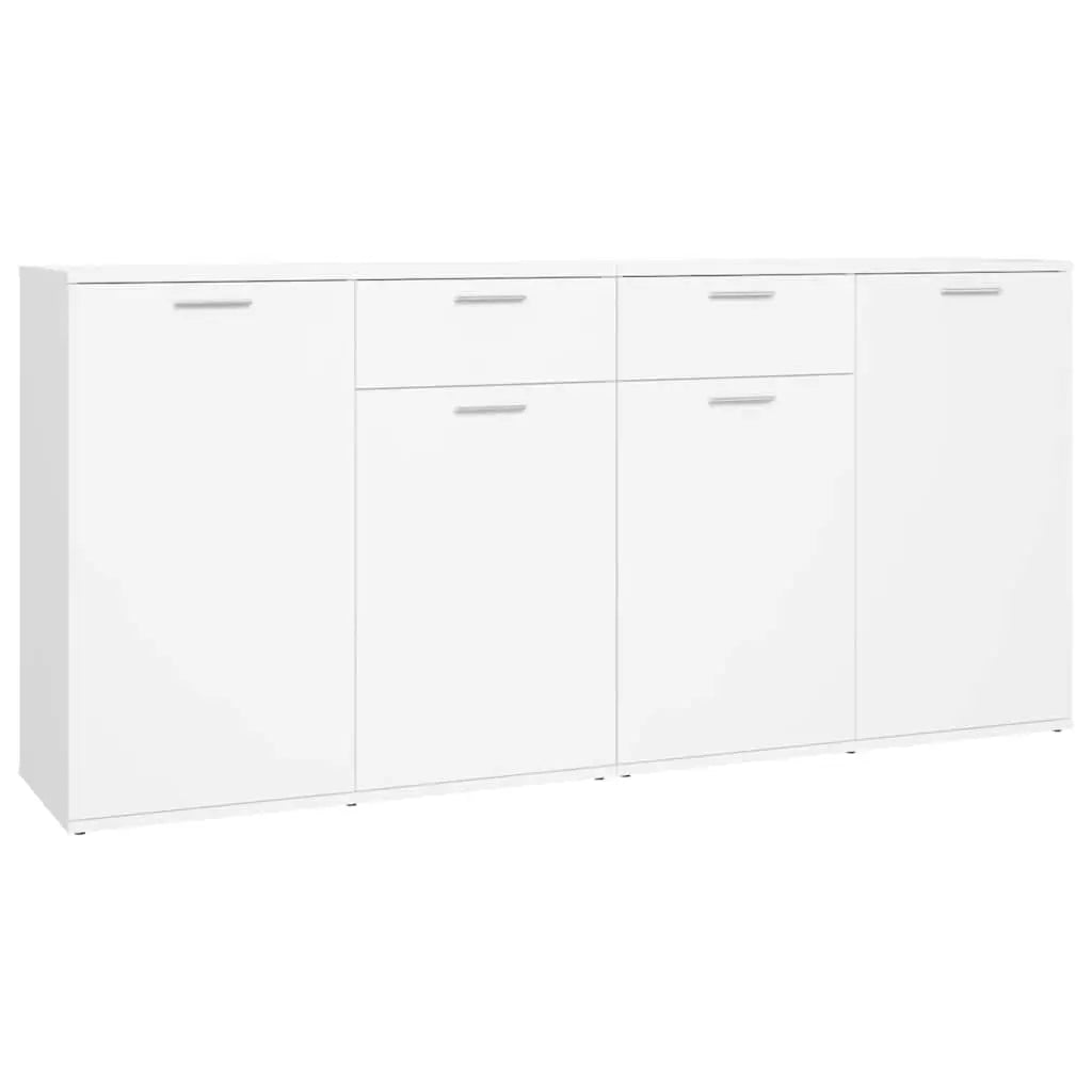 Buffet Blanc 160x36x75 cm Bois d’ingénierie - XIOS