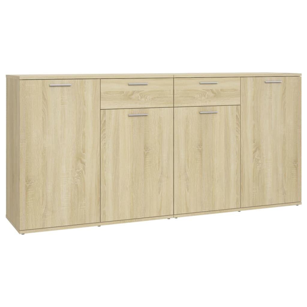 Buffet Chêne sonoma 160x36x75 cm Bois d'ingénierie - XIOS
