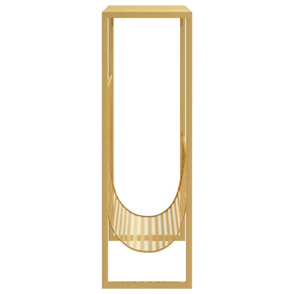Porte-revue Doré 35x15x45 cm Acier - XIOS
