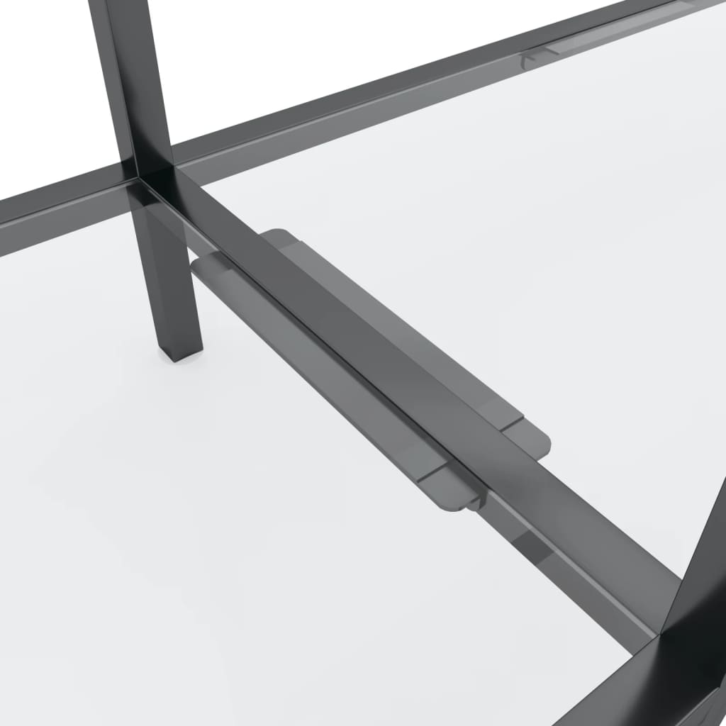 Table console Transparent 140x35x75,5 cm Verre trempé - XIOS
