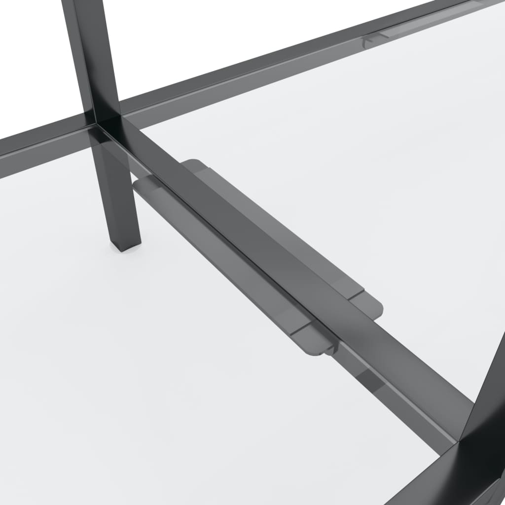 Table console Transparent 160x35x75,5 cm Verre trempé - XIOS