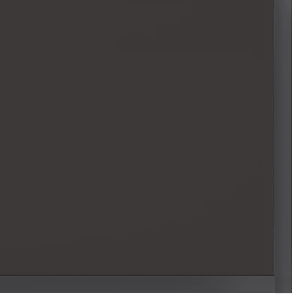 Table console Noir 200x35x75,5 cm Verre trempé - XIOS