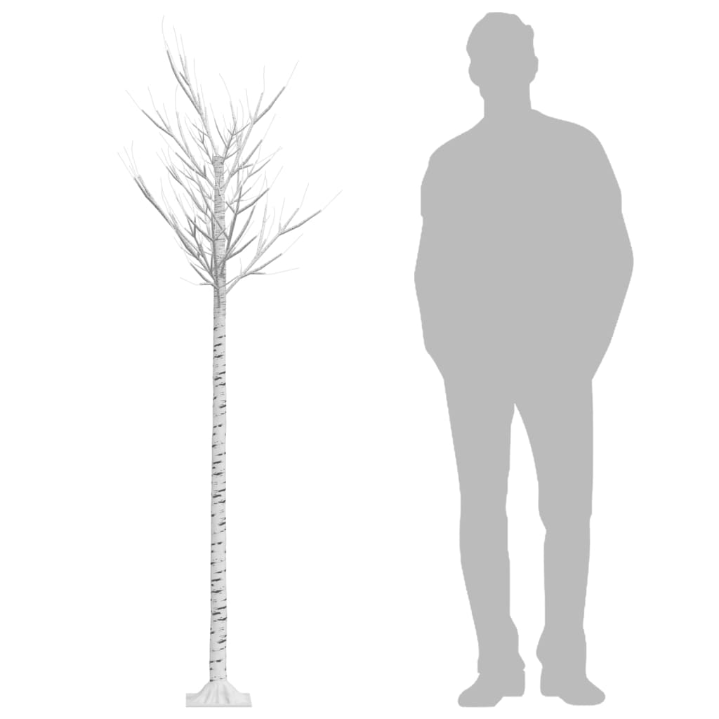 Sapin de Noël 220 LED blanc chaud Saule 2,2 m Int/Ext - XIOS