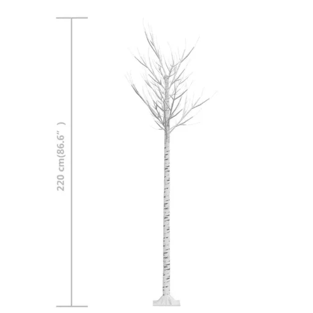 Sapin de Noël 220 LED blanc chaud Saule 2,2 m Int/Ext - XIOS