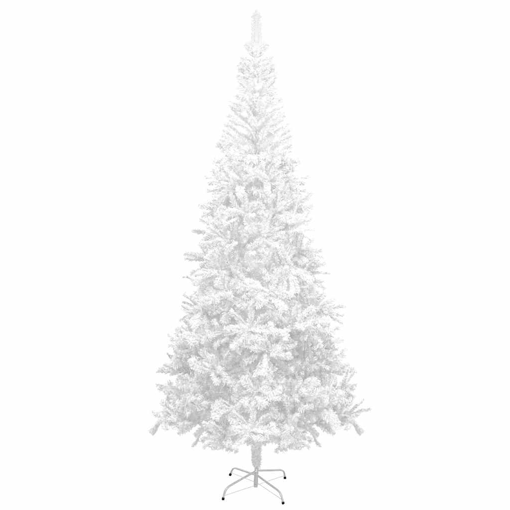 Arbre de Noël artificiel pré-éclairé et boules L 240 cm blanc - XIOS