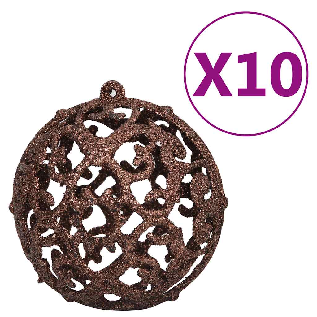 Arbre de Noël artificiel pré-éclairé et boules blanc 210 cm PVC - XIOS
