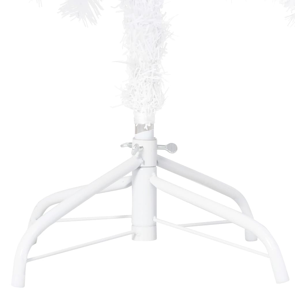Arbre de Noël artificiel pré-éclairé et boules blanc 240 cm - XIOS