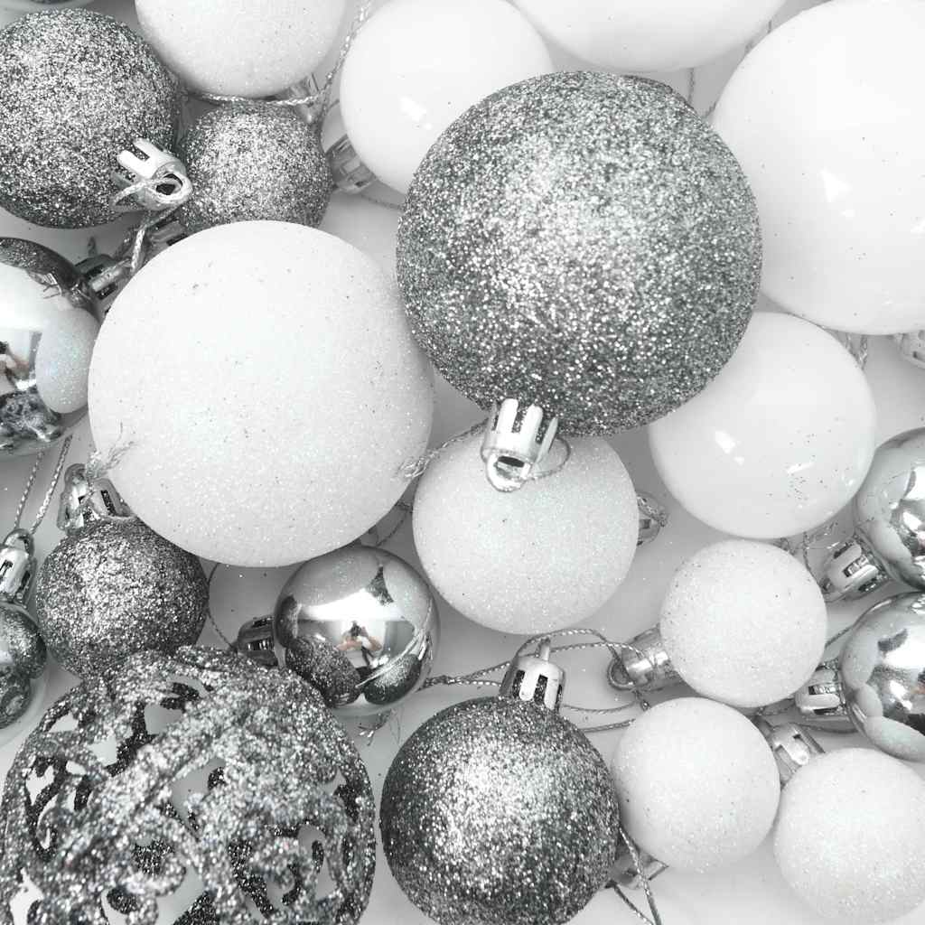 Arbre de Noël artificiel pré-éclairé/boules 180 cm 620 branches
