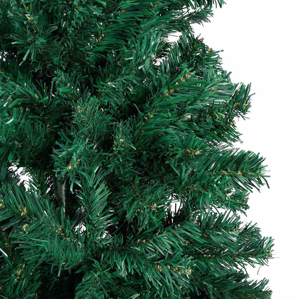 Arbre de Noël artificiel pré-éclairé et boules vert 150 cm PVC - XIOS