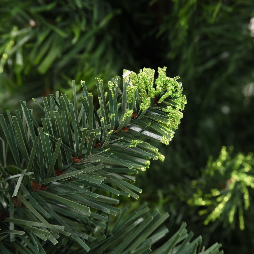 Arbre de Noël artificiel pré-éclairé pommes de pin vert 210 cm - XIOS