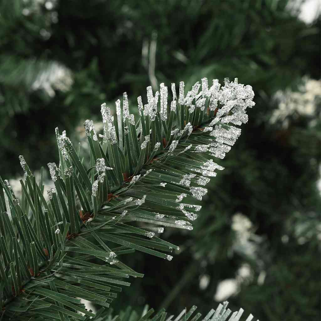 Arbre de Noël artificiel pré-éclairé et boules 210 cm