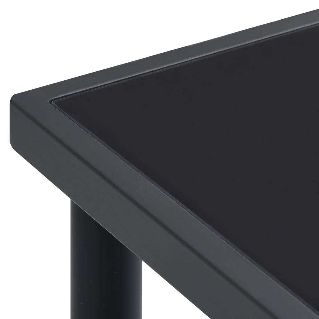 Mobilier de salle à manger d'extérieur 5 pcs Acier