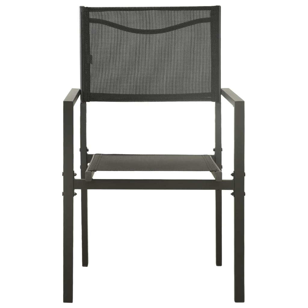 Mobilier de salle à manger d'extérieur 5 pcs Acier