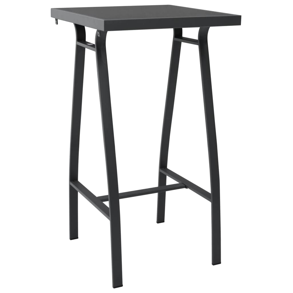 Ensemble de bar de jardin 5 pcs Noir