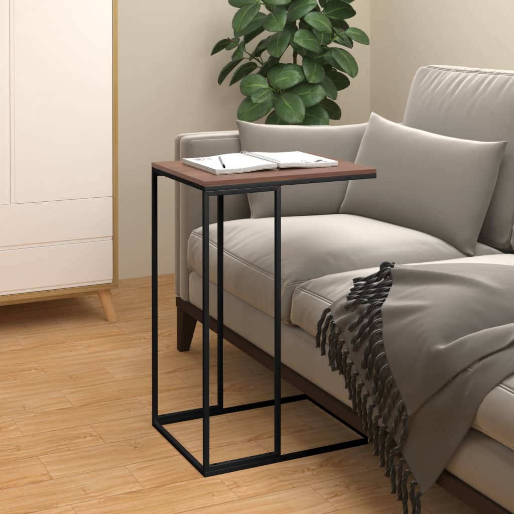 Table d'appoint Noir 40x30x59 cm Bois d'ingénierie - XIOS