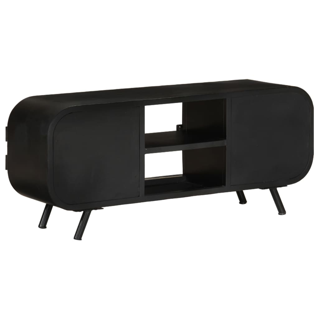 Meuble TV 110x30x45 cm Bois de récupération massif - XIOS