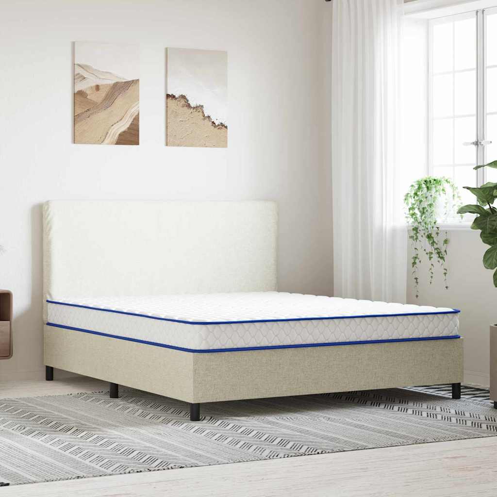 Matelas Blanc 200 x 180 x 17 cm Mousse PU - XIOS