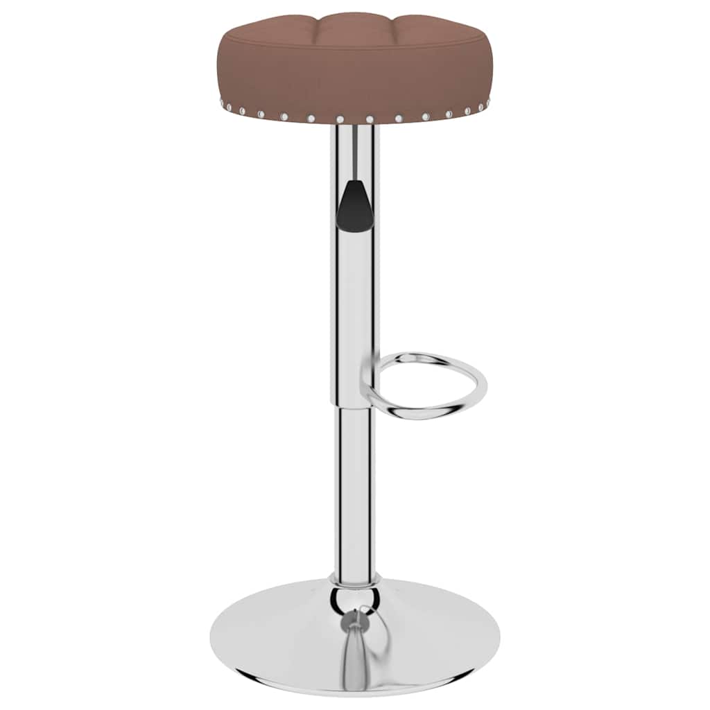 Tabourets de bar lot de 2 marron tissu - XIOS