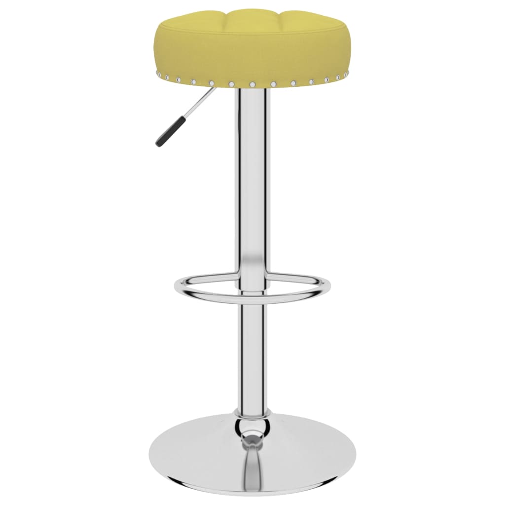 Tabourets de bar lot de 2 vert tissu - XIOS