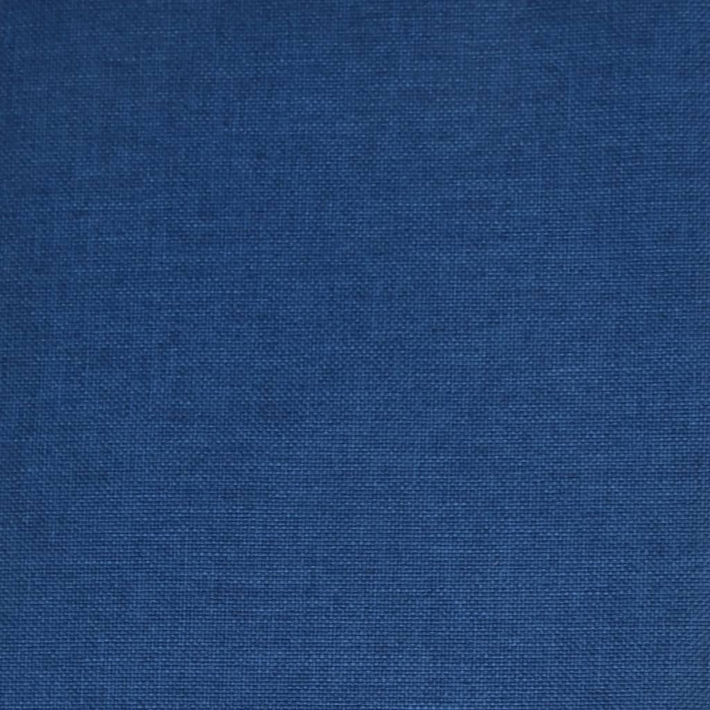 Tabourets de bar lot de 2 bleu tissu - XIOS