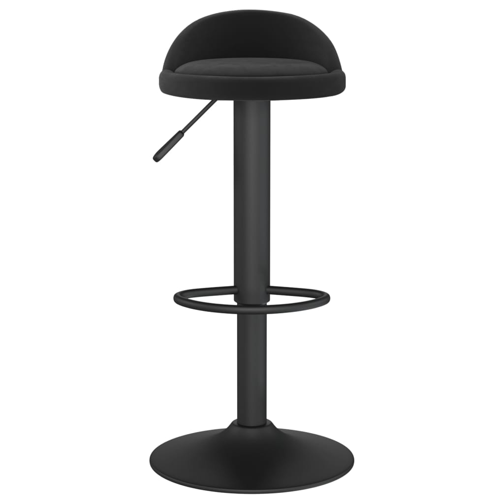 Tabouret de bar Noir Velours - XIOS