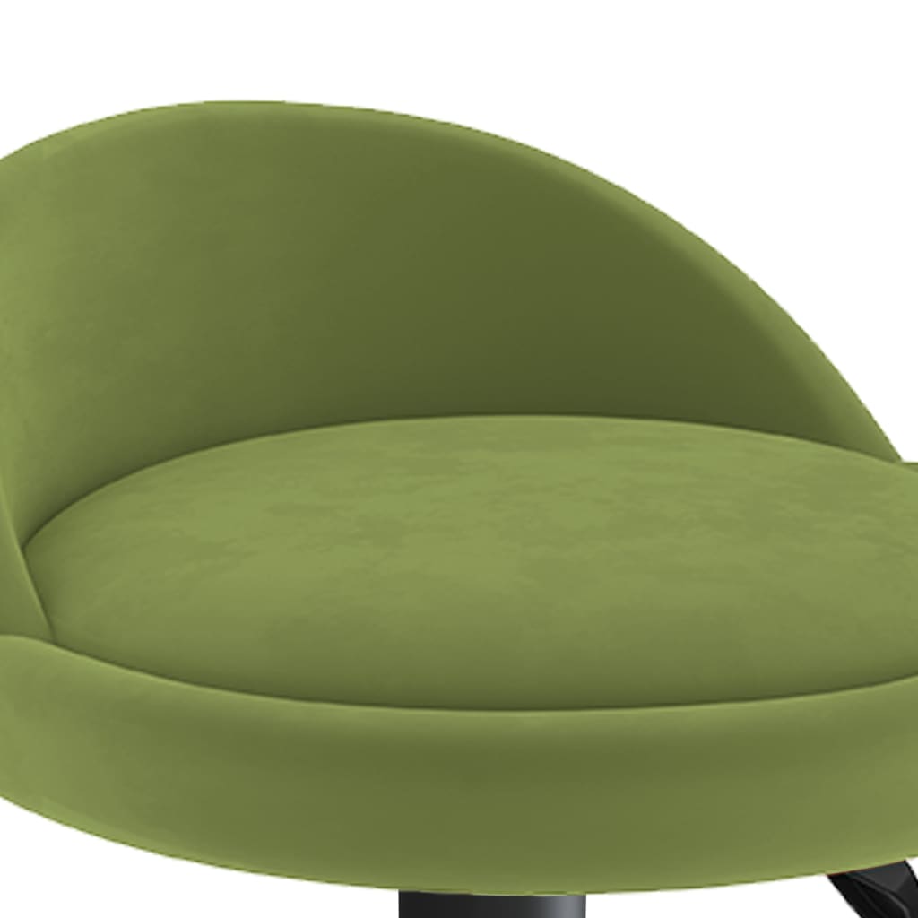 Tabouret de bar Vert clair Velours - XIOS